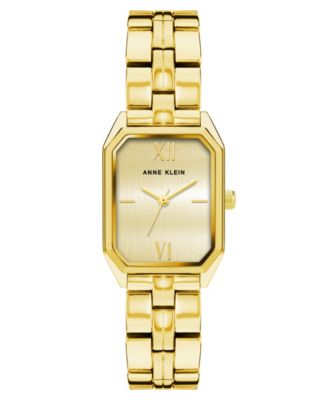 Women's Quartz Octagonal Gold-Tone Bracelet Watch 24mm x 35mm