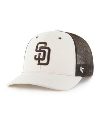 Carhartt x '47 Men's Natural/Brown San Diego Padres Undyed Trucker Adjustable Hat