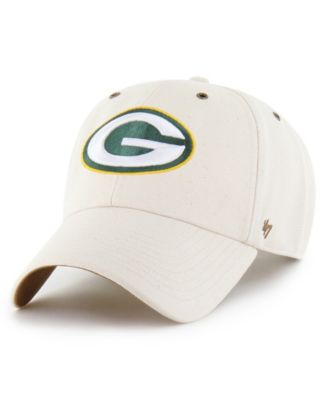Carhartt x '47 Men's Natural Green Bay Packers Undyed Clean Up Adjustable Hat