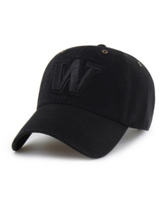 Carhartt x '47 Men's Black Washington Huskies Clean Up Adjustable Hat