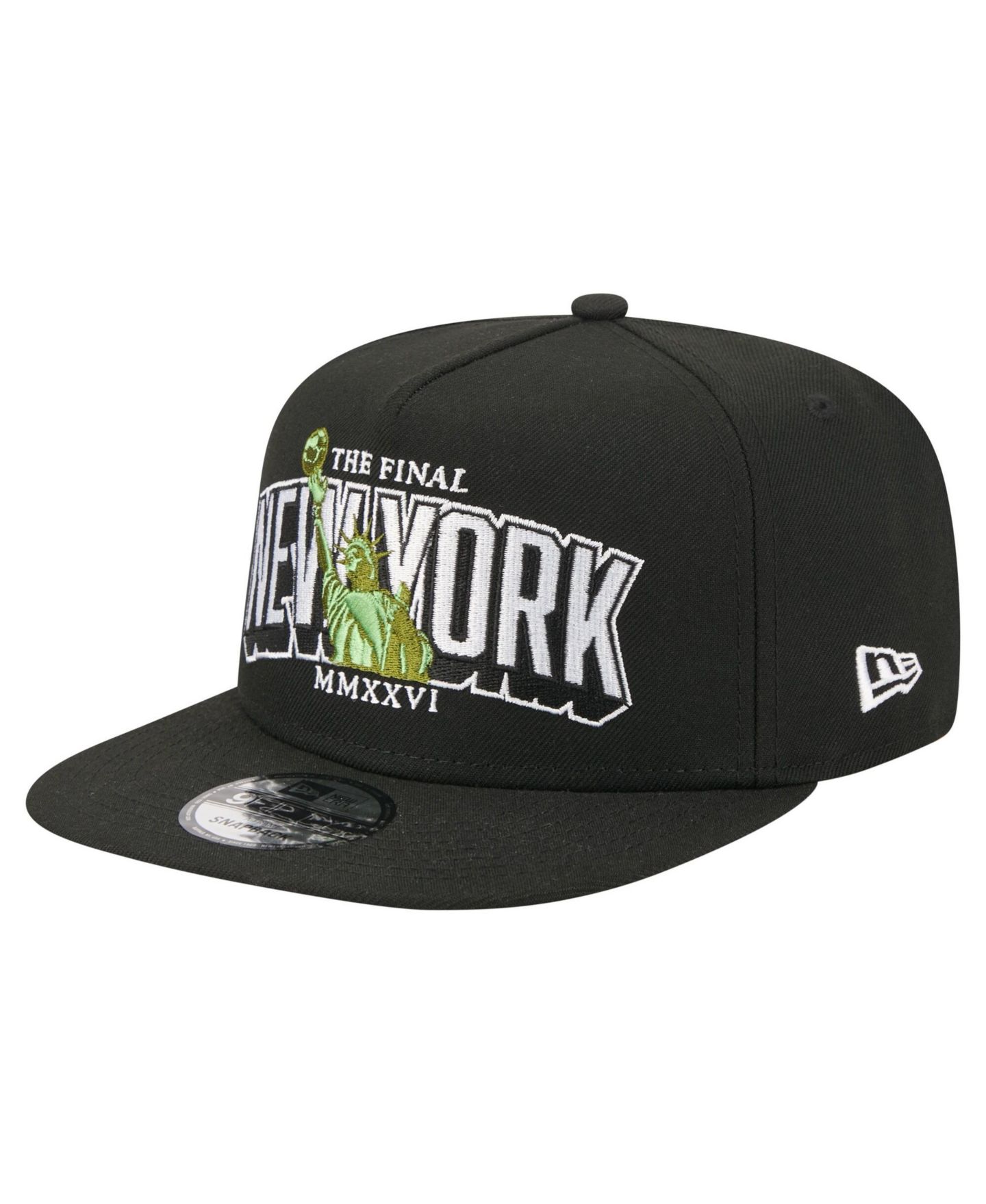 Мужская кепка New Era Black The Final Match 9FIFTY A-Frame Snapback Hat — фото 1