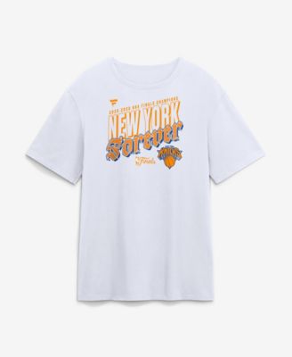 Men's White New York Knicks 2026 NBA Finals Champions Hometown T-Shirt