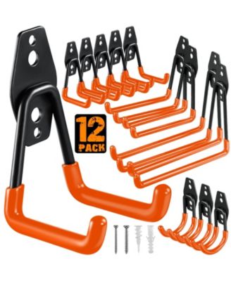 Heavy Duty Steel Wall Mount Organizer for Tools Ladders Hose Bikes Ropes Bulk Items