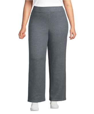 Plus Size Serious Sweats High Rise Fleece Lined Straight Leg Pants
