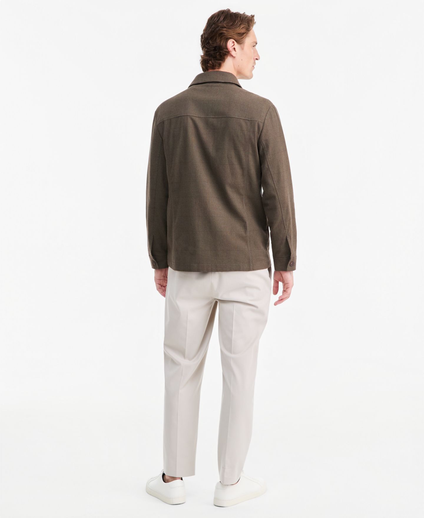 Мужские комплекты Alfani Field Jacket, Tee & Woven Pants, цвет: Серый — фото 3