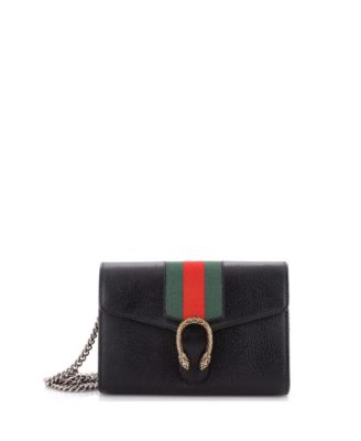 Small Dionysus Web Chain Wallet Leather