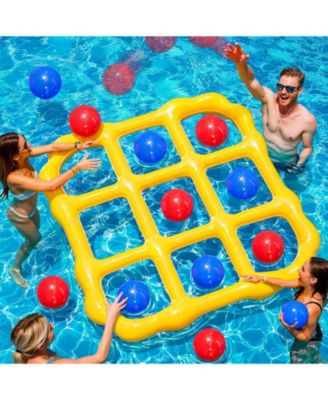 10 Balls Giant Inflatable Tic Tac Toe Pool Game