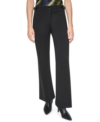 Women's Soho Ponte Fit-And-Flare Pants