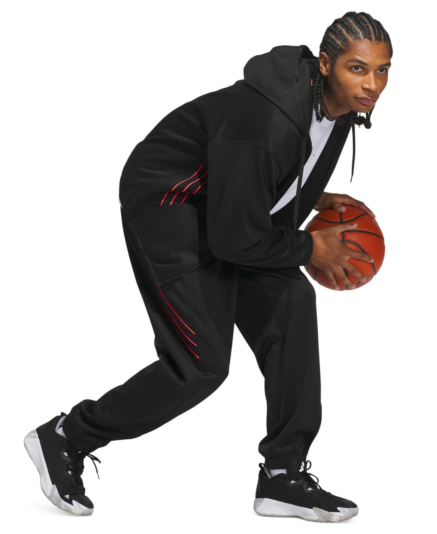 Мужская куртка adidas Crazy Warm Full-Zip Hooded, цвет: Чёрный — фото 2