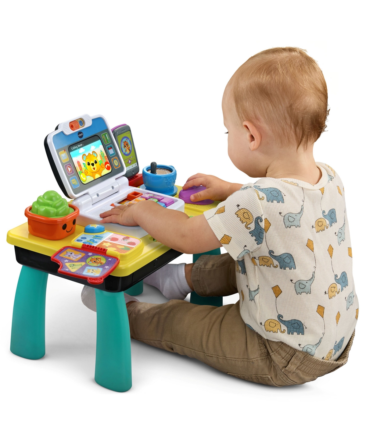 VTech Little Ceo Learning Desk Interactive Role-Play Learning Toy with Letters, Numbers & Music, Ages 9–36 Months