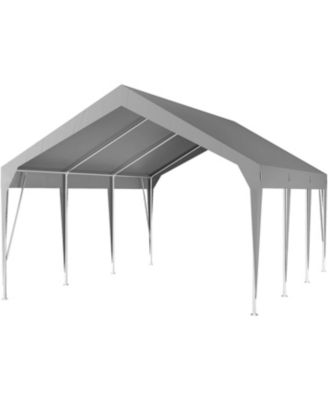 10'x20' Carport Heavy Duty Car Canopy UV Resistant Waterproof Portable Garage for Car, Boat, Party