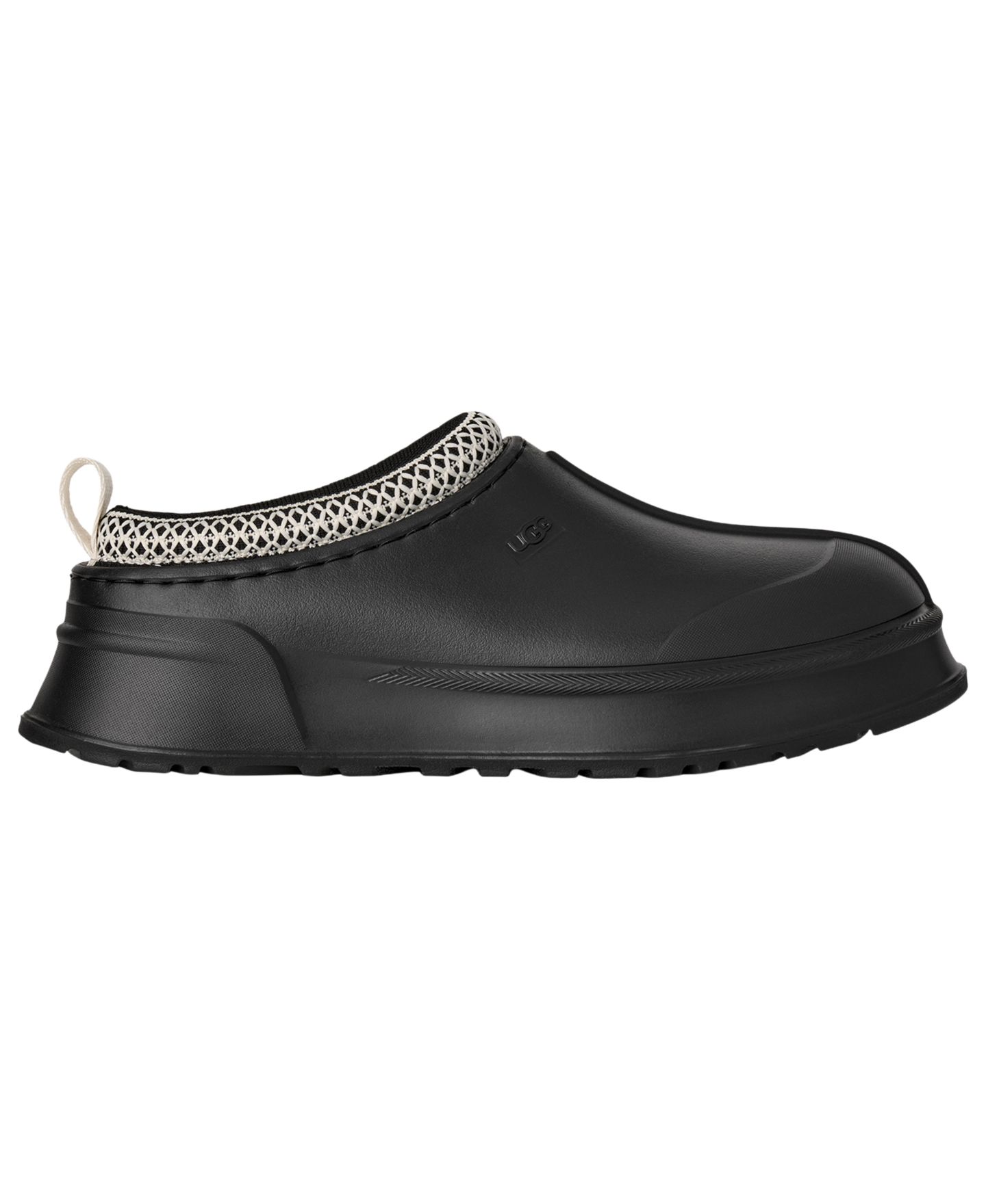 Женские сабо UGG® Tazz Molded Slip-On, цвет: Чёрный — фото 2