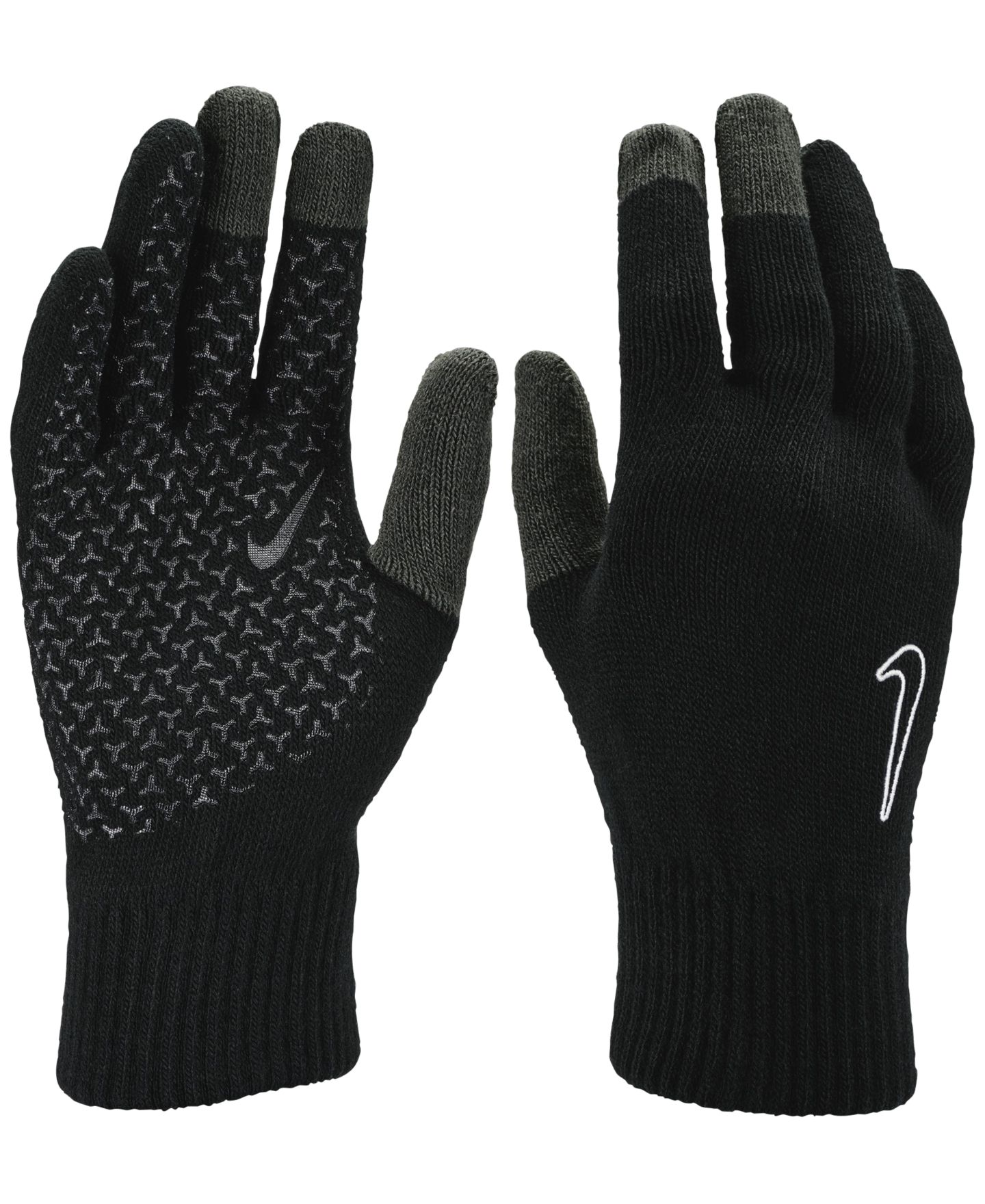 Перчатки Nike Unisex Knit Tech & Grip TG 2.0 Graphic, цвет: Чёрный / Антрацитовый — фото 1