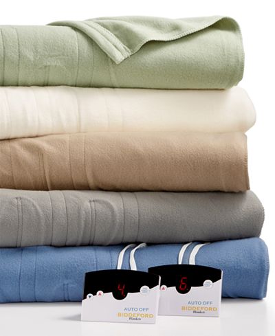 Biddeford Comfort Knit Fleece Heated Blankets