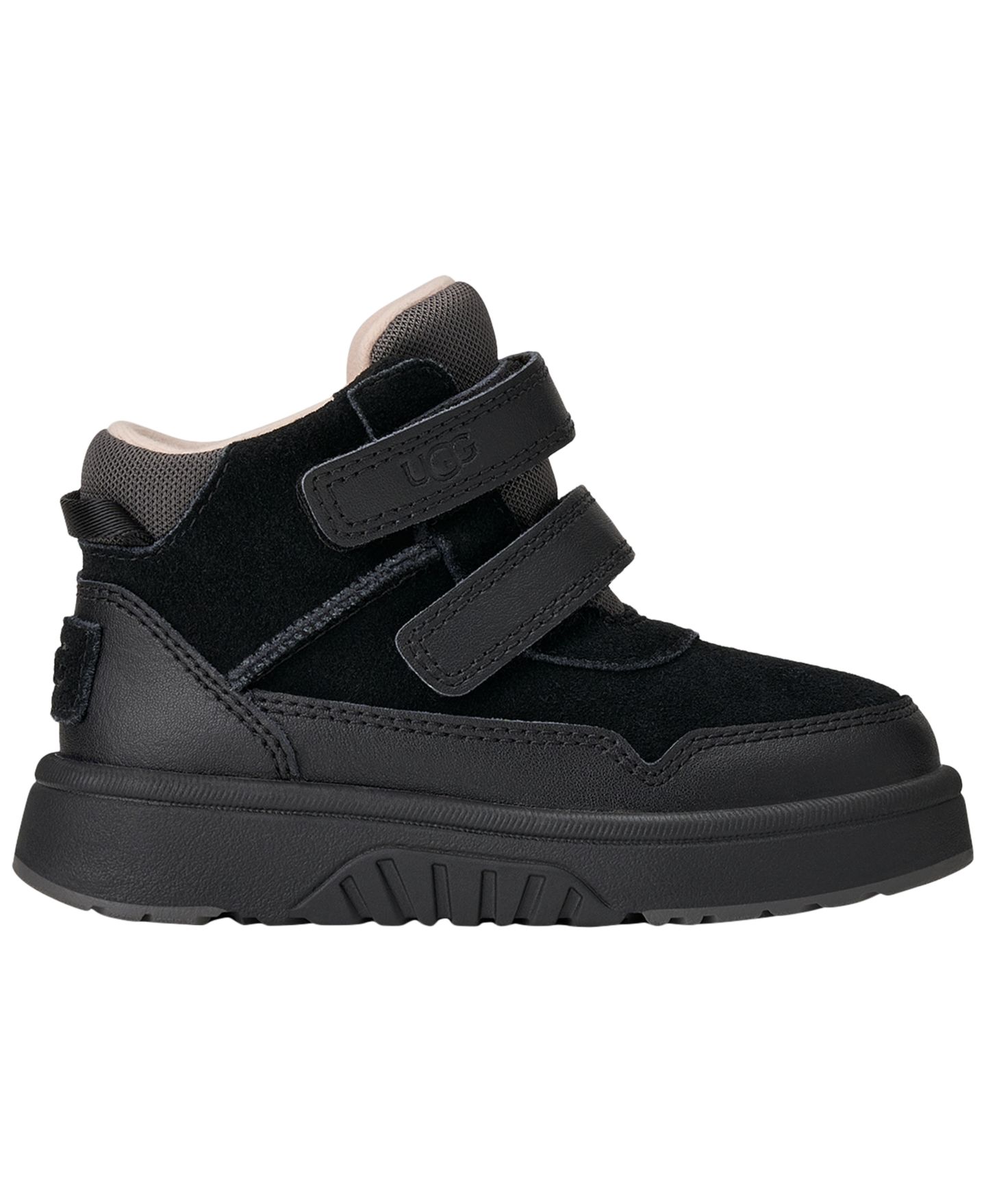 UGG® Детские кроссовки UGG Rennie с двойными швами и круглым носком для девочек, цвет: Чёрный — фото 2