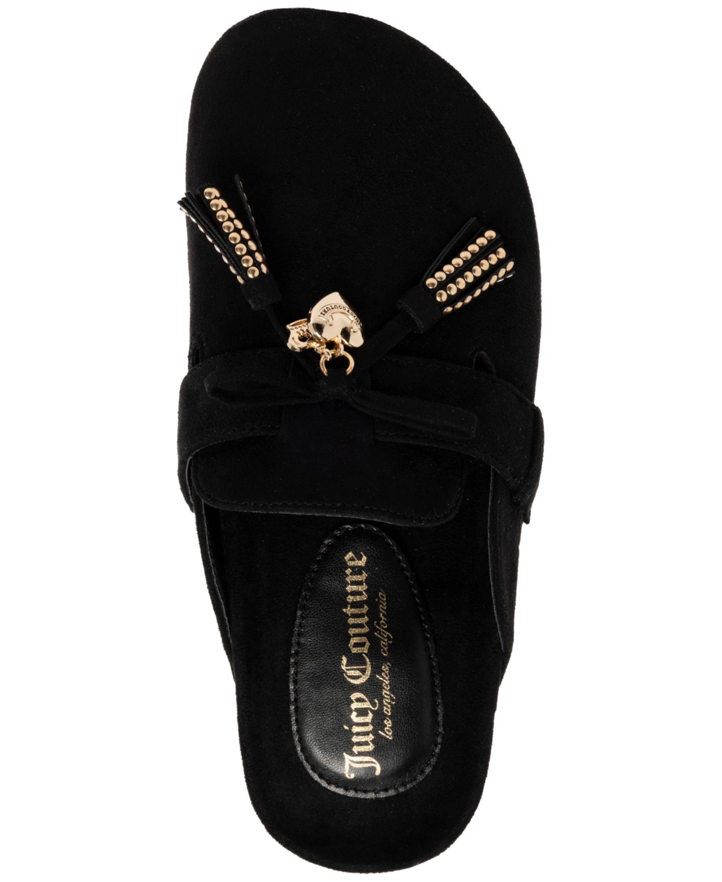 Женские сабо Juicy Couture Dante Casual Round Toe, цвет: Чёрный — фото 4