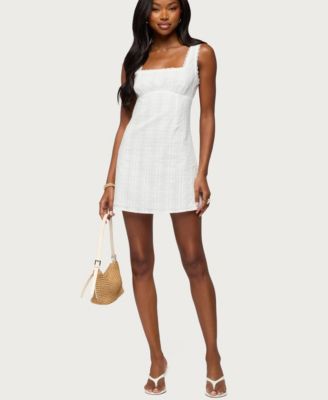 macy's white cocktail dresses Wedding Macys Womens Short Dresses Unqiue A-Line Sweetheart Sequin Short Wedding Dress With Appliques perfect mini cut from glossy satin twill. Lace Macy's White Party Dress