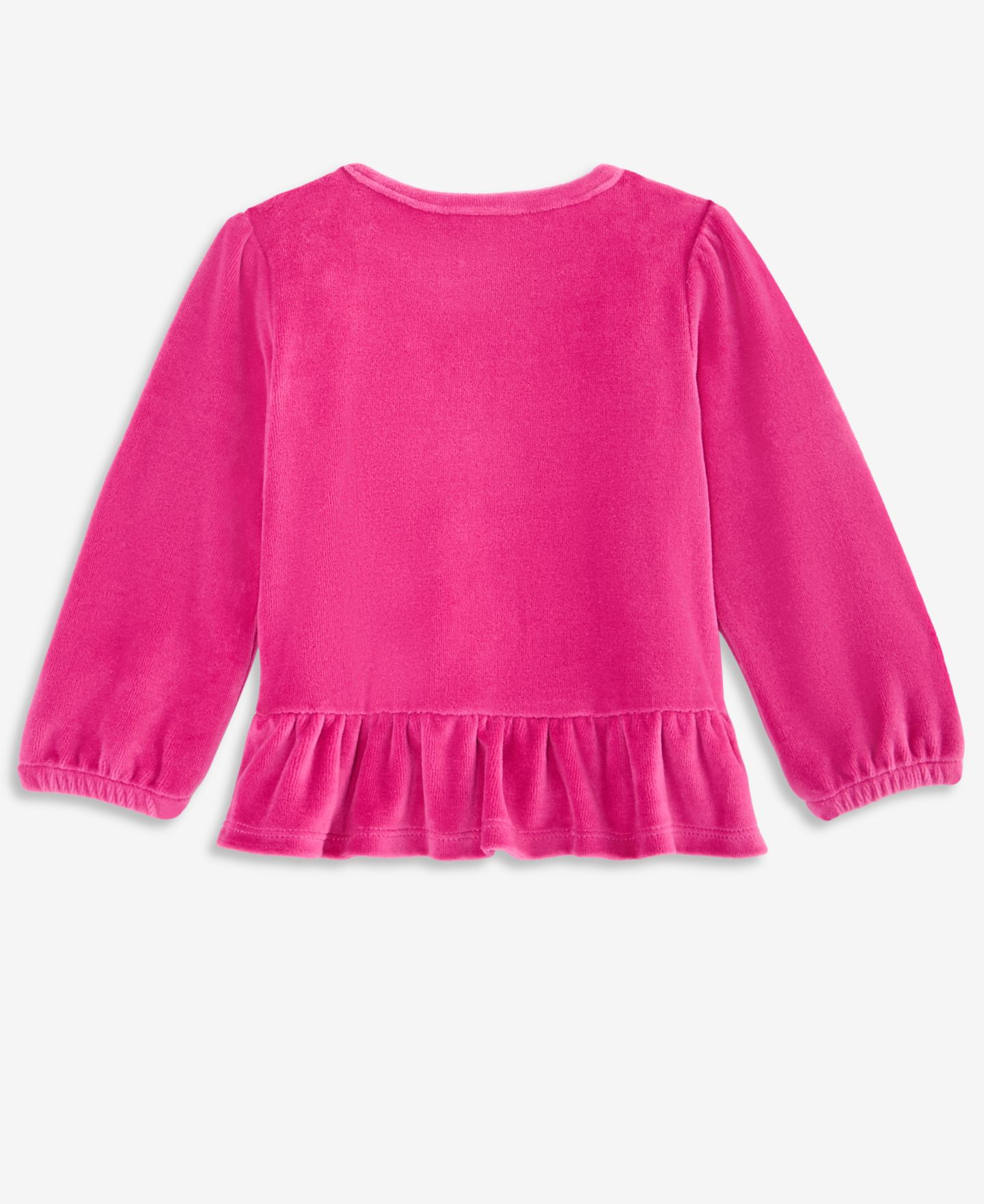 Детский велюровый топ First Impressions Mix & Match Mommy's Mini, длинный рукав, 3M-24M — фото 2