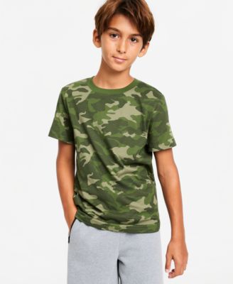 Boys' XS-XL Core Camo-Print Short-Sleeve T-Shirt