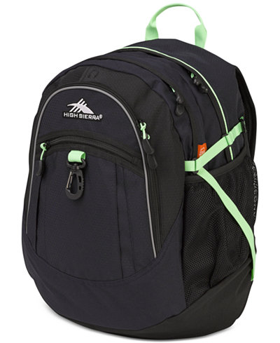 High Sierra FatBoy Backpack in Blue & Black