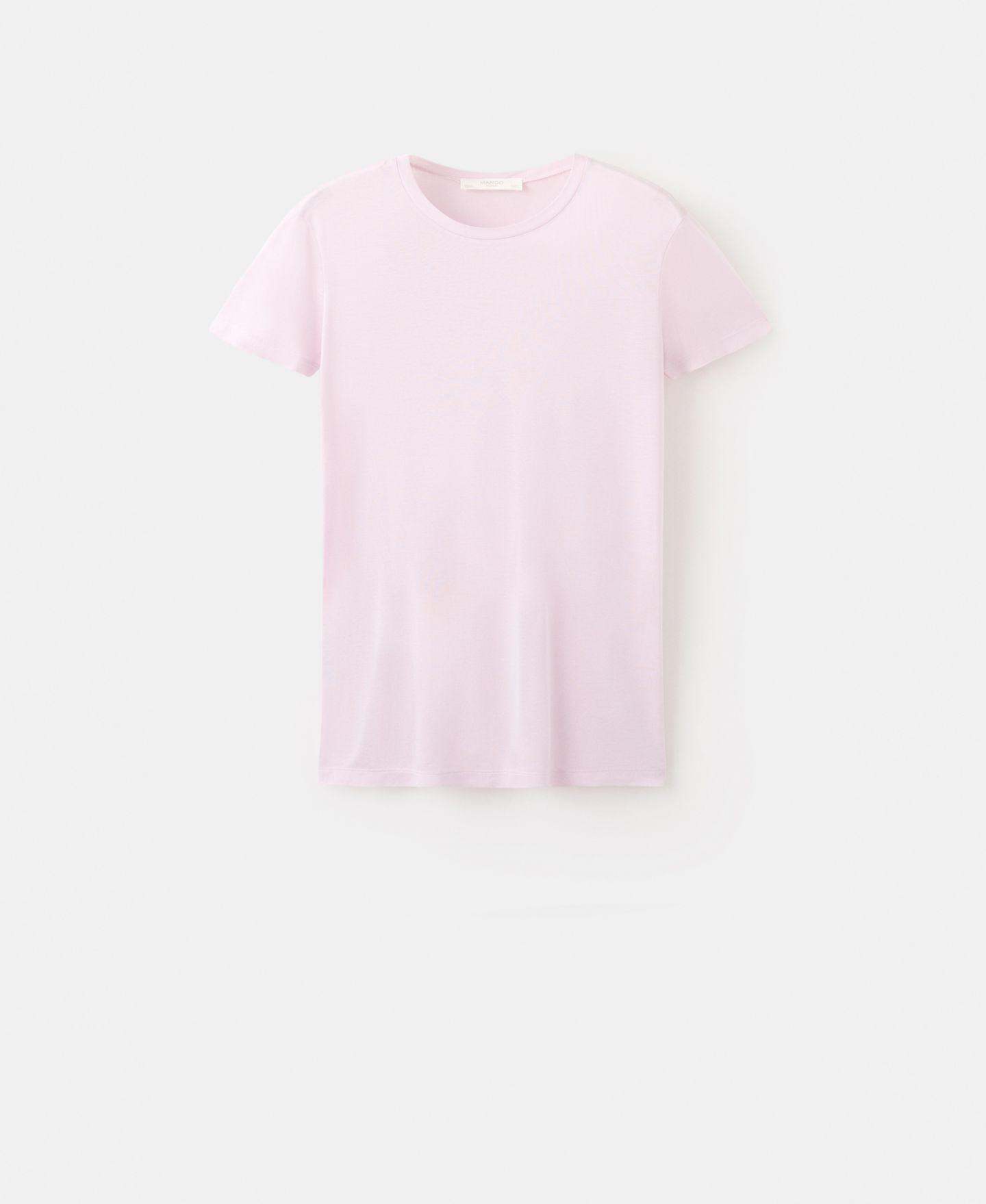 Женская футболка Mango Micromodal Short-Sleeve, цвет: Сиреневый — фото 1