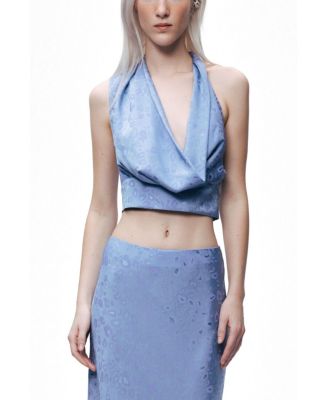 Women's Accessory-Detail Off-Shoulder Bustier Top