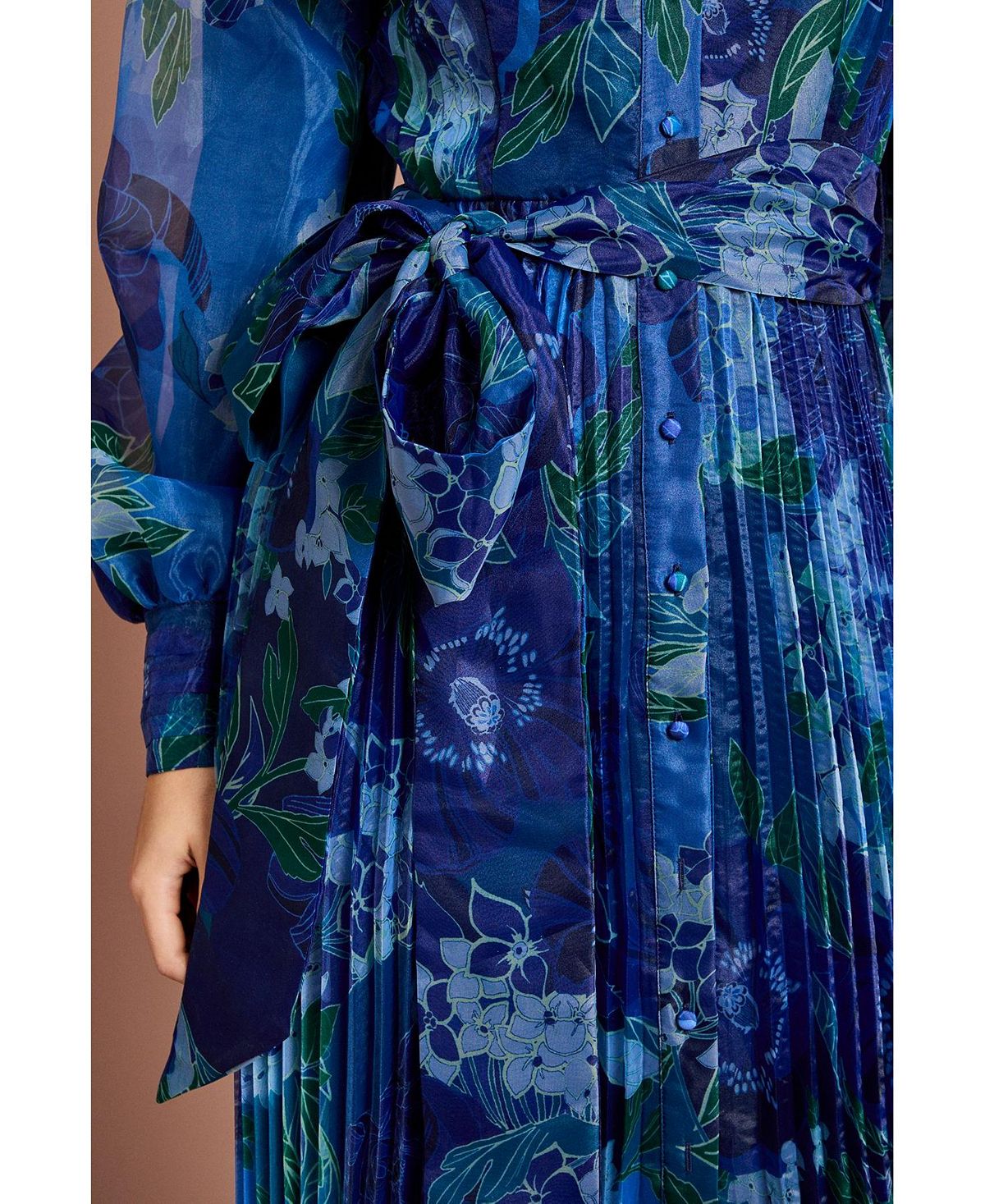 Coast Women's Floral Organza Shirt Dress view 5 — MAYCSS fashion products