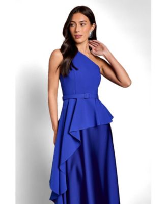 blue dress long Royal tulle prom dress. blue tulle long evening blending comfort with impeccable style Blue Maxi Dresses for Women