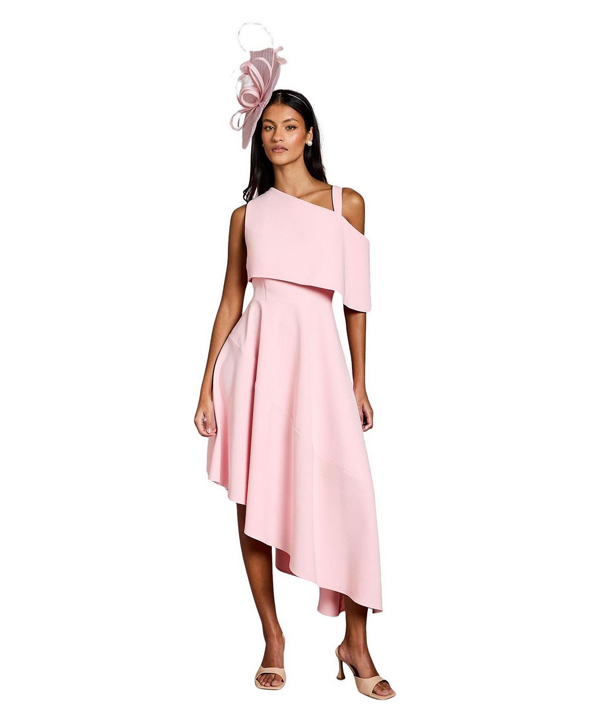 Coast Women's Petite Crepe Midi Dress view 1 — MAYCSS fashion products