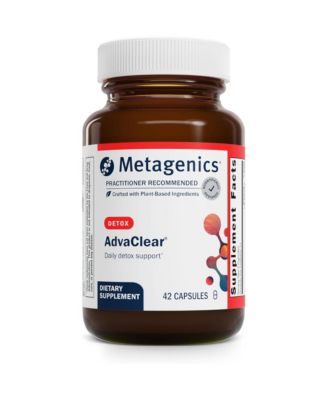 AdvaClear Daily Detox Support with B Vitamins, Zinc and Pantothenic Acid Supports Liver and Immune Health 42 Capsules