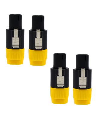   Speakon Adapter High Quality Audio Jack Male Audio Pin Speaker Adapter Connector