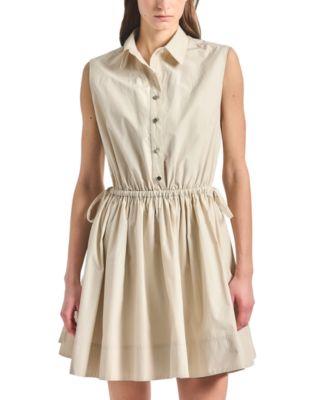 Women's Tristan Sleeveless Drawstring Shirtdress