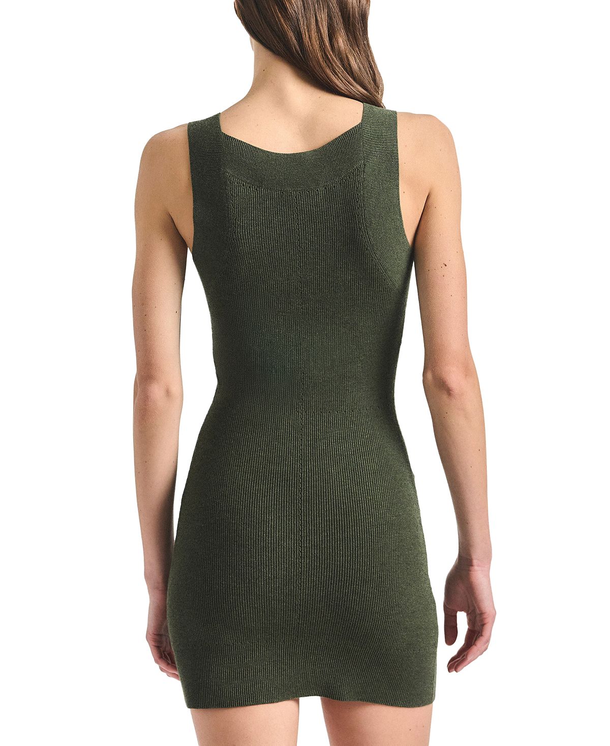 Derek Lam 10 Crosby Women's Kamila Compact Knit Sleeveless Bodycon Dress view 3 — MAYCSS fashion products