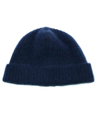 Men's Cashmere Folded Cuff Ribbed Hat