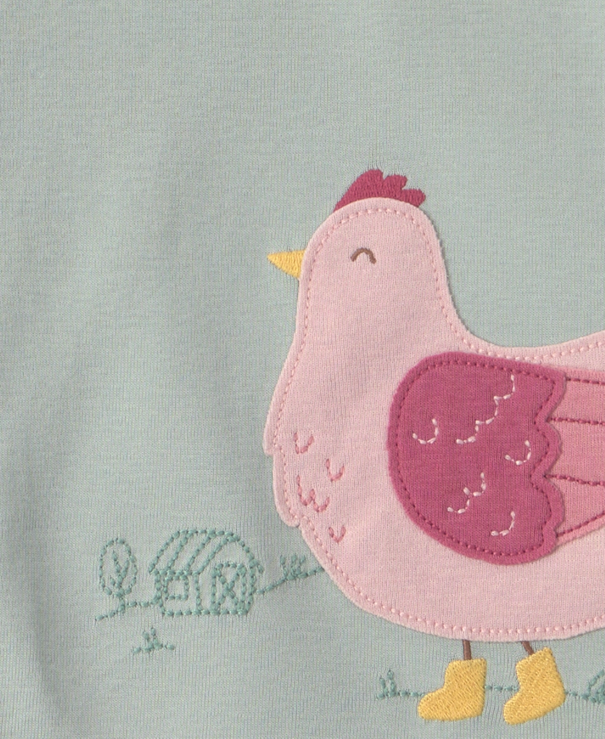 Carter's Toddler Girls' 2T-5T Country Chicken Snug Fit Sleep & Play, 4-Piece Set