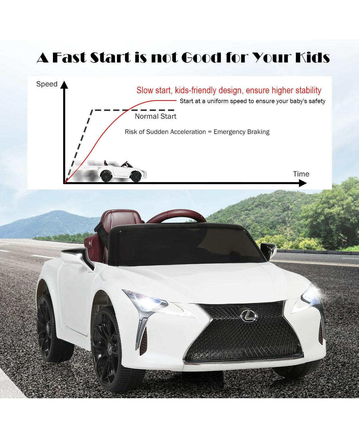 Mecale Kids Ride Lexus LC500 Licensed Remote Control Electric Vehicle