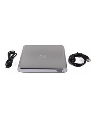 6X External BD Burner - USB 3.0, Slot-in BD/DVD/CD Writer for Mac And PC