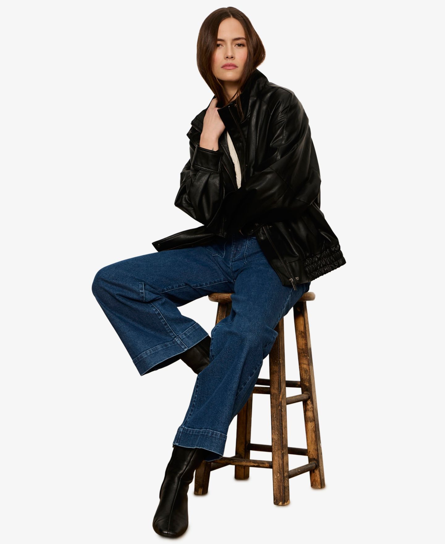 Женская куртка Sanctuary Alana Funnel Neck, цвет: Чёрный — фото 6