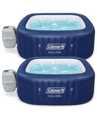 Atlantis AirJet Square Inflatable Hot Tub with EnergySense Cover, 2 Pack