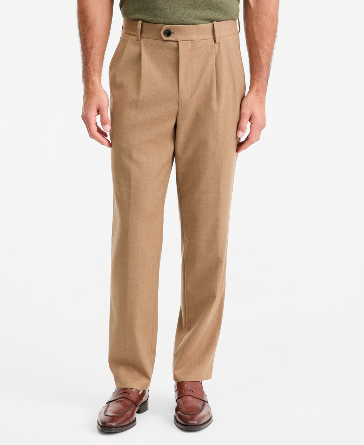 Club Room Men's Regular-Fit Pleated Stretch Dress Pants, Macy's Exclusive