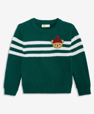Toddler Boys' 12M-5T Teddy Sweater