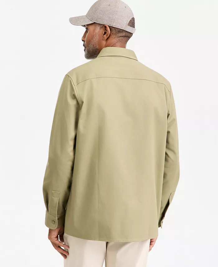 Men's Cotton Heavy Twill Overshirt - thumbnail 6
