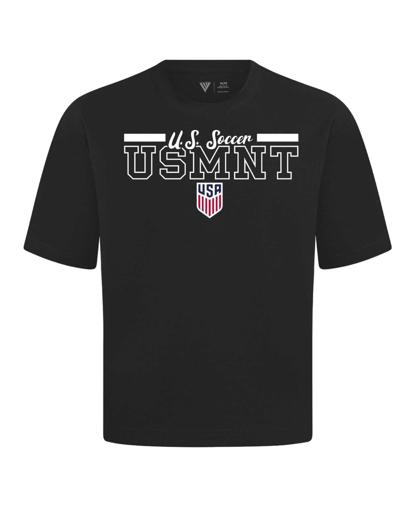 Мужская футболка LevelWear Black Usmnt Vanguard Luxe Signature — фото 2