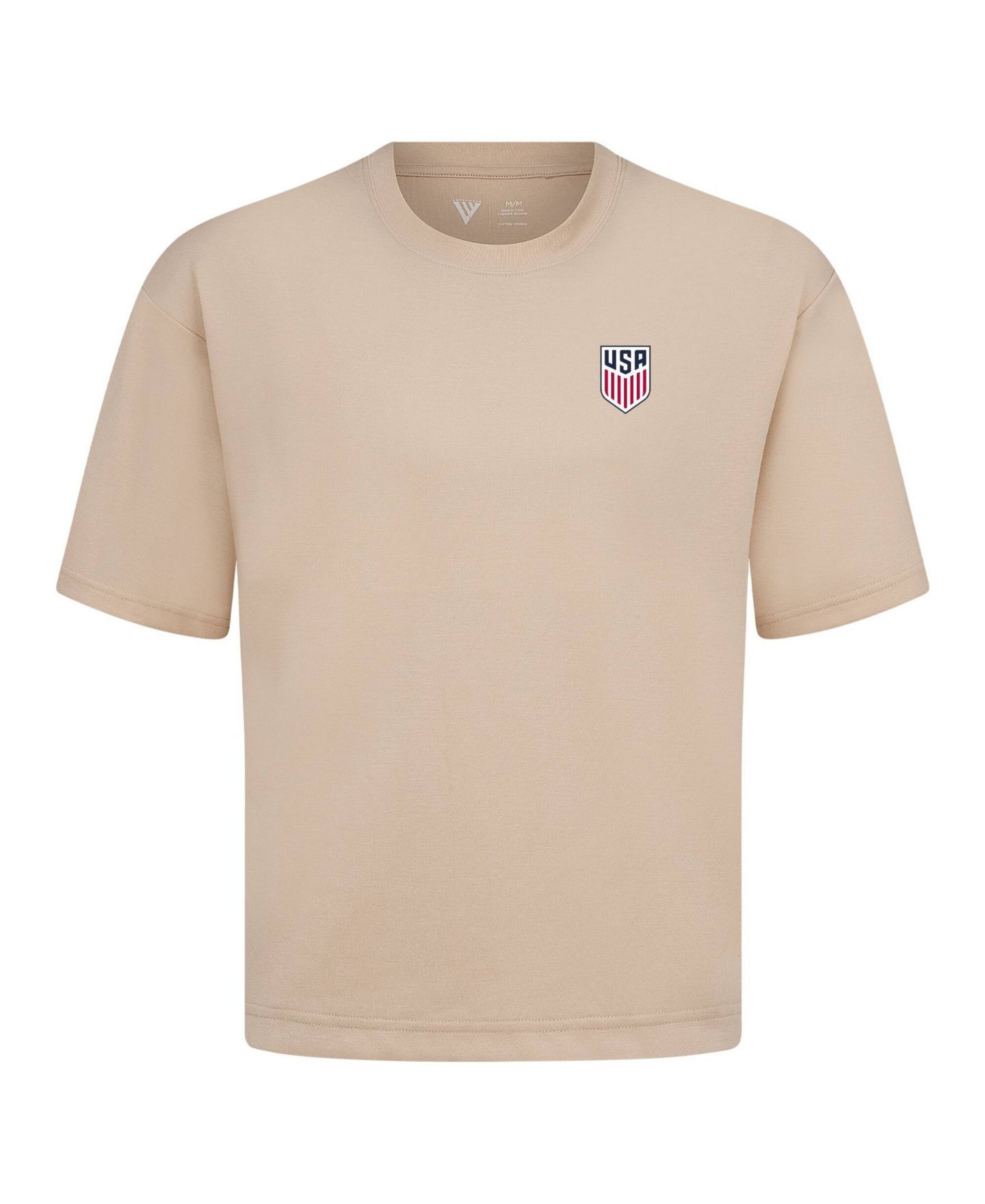 Мужская футболка LevelWear Khaki Usmnt Luxe Signature — фото 1