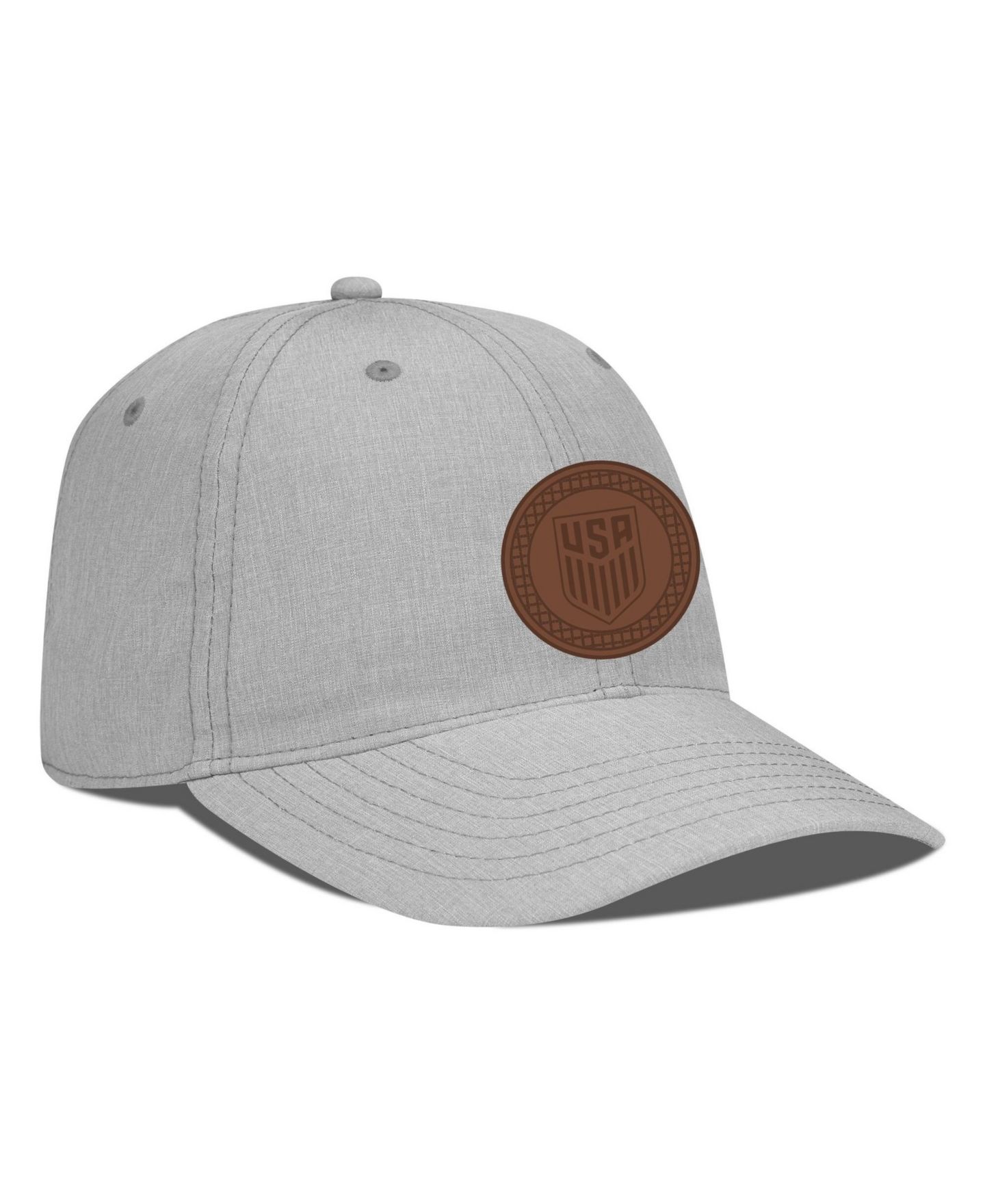 Мужская кепка LevelWear Heather Gray Usmnt Idol Periscope Stretch-Snap Adjustable Hat — фото 3