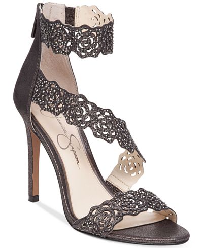 Jessica Simpson Geela Asymetrical Lace Sandals