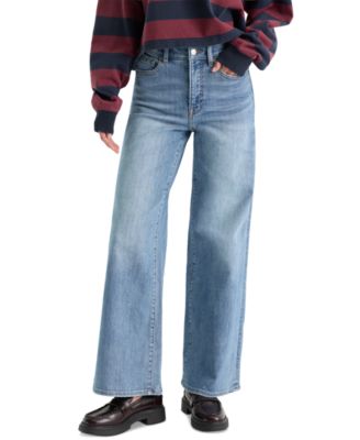 Women's High-Rise Palazzo Ankle Jeans