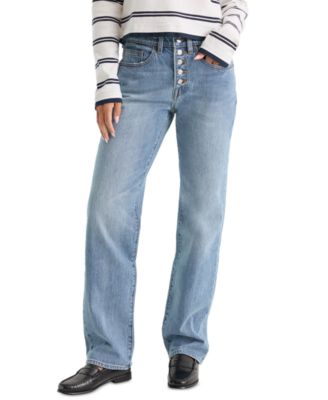 Women's Vintage Mid-Rise Straight Jeans