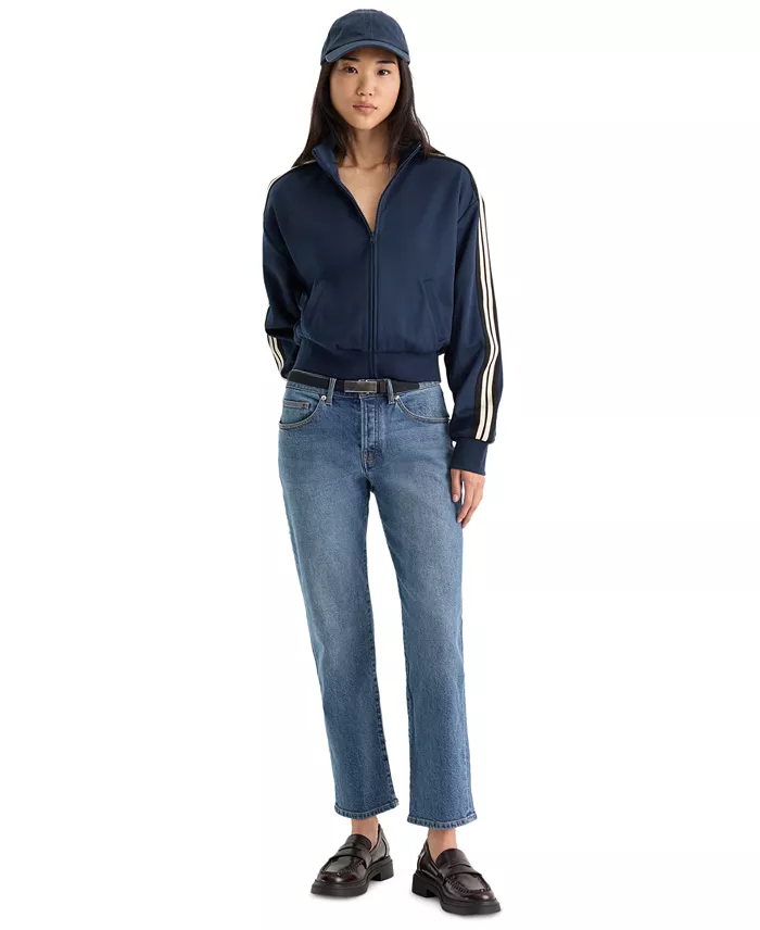 Women's Vintage Form-Hugging Straight Jeans - thumbnail 8