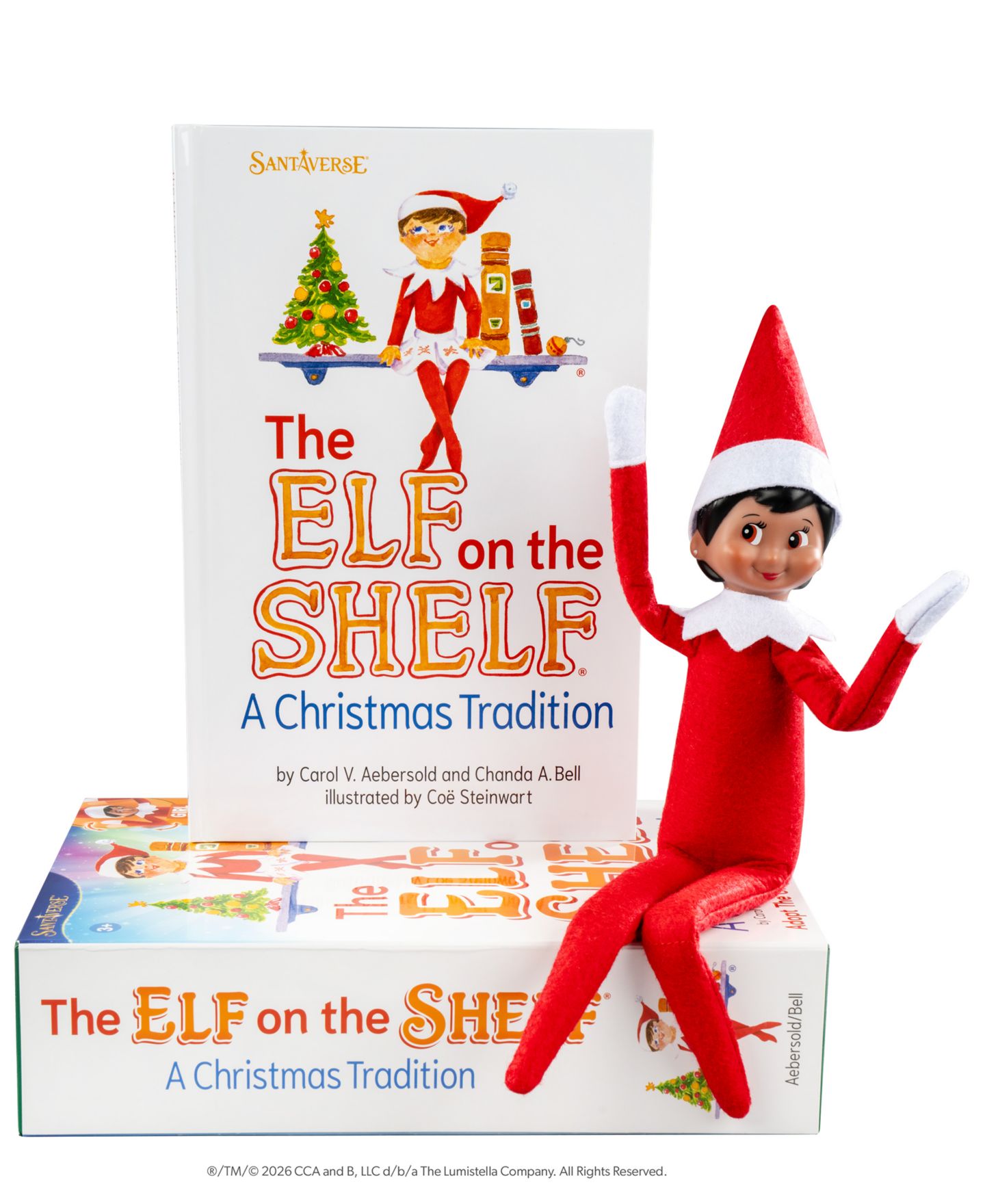 Детские фигурки Elf on the Shelf Girl Scout Elf Poseable Doll with Storybook, 4-Piece Set, Ages 3+ — фото 4